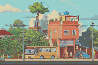 create a quality pixel art animation of your choice