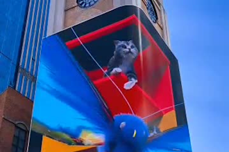 do 3d led screen animation, advertisement billboard 3d commercial ads, cgi ads