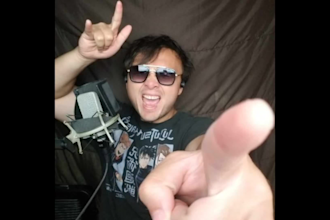 record an american male voiceover for you