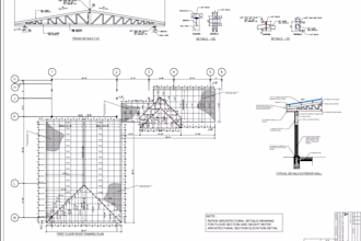 do steel structure fabrication and shop drawings