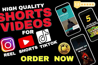 create islamic reels, shorts and videos for you