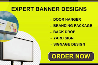 do door hanger yard signage leaflet di club real estate event flyer design