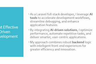 laravel full stack developement