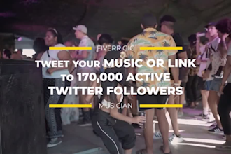 promote your music or business on a verified twitter account