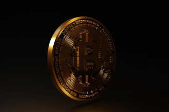 do 3d jewelry modeling, 3d coin, 3d btc coin