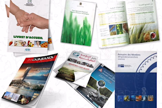desig a professional company profile, catalog, and brochure