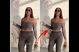 do photo editing, body contouring, face slimming on photoshop