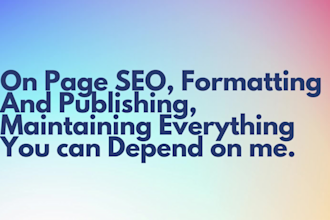 be your wordpress virtual assistant for blog publishing with formatting and SEO