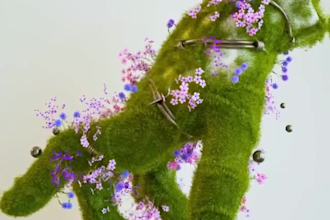 do 3d flower animation 3d flower model 3d plant animation 3d plant model cgi ads