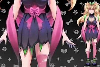 do a realistic 2d vtuber model , vtuber rigging, vtuber avatar, anime vtuber