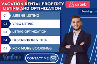 create airbnb vrbo property listing description title optimization more booking