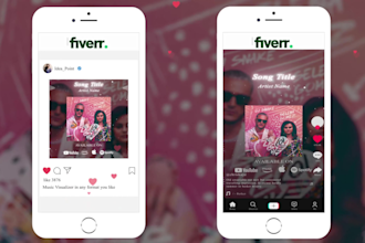 make youtube instagram tiktok music visualizer