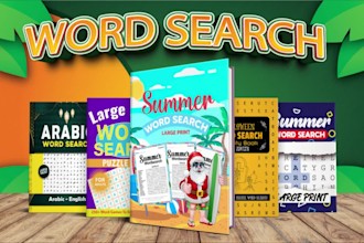 create unique and professional activity book for kdp, etsy