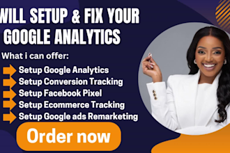 setup google analytics, gtm,tag manager,ga4 your event management expert