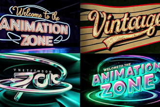create kinetic typography and text animation within 24 hours