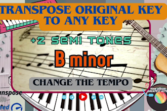 change the key, bpm or transpose the pitch of any audio
