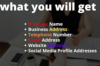 provide a verified email lead list for your targeted niche