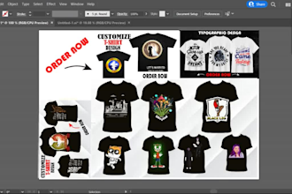 do graphic t shirt design for clothing merchandise brand