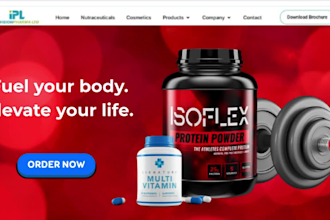 build nutraceutical website supplement website peptide sarms nutraceutical store