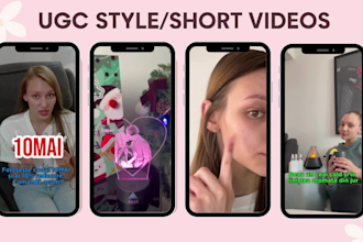 create ugc ads for tiktok,meta,beauty, lifestyle,fashion