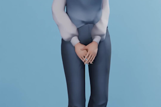 create, rig and animate 3d character in iclone, face expression, lip sync, maya