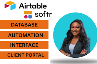 be your airtable, airtable database, automation, interface, client portal expert
