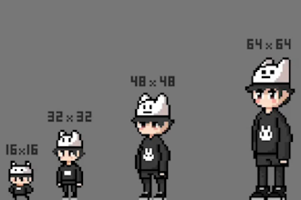 do pixel sprite character sheets with idle, walk, run, attack, hurt animations