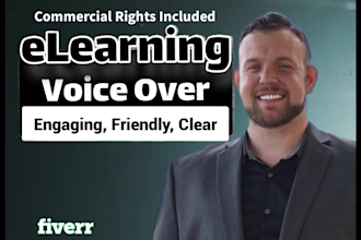 record a engaging elearning voice over