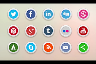 create and set up social media accounts professionally