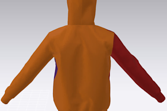 make any garment pattern in 3d according to your desire need