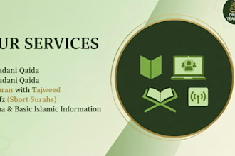 teach quran with tajweed, namaz, and islamic knowledge for kids and beginners