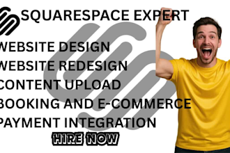 squarespace design, squarespace redesign, squarespace seo, and customization
