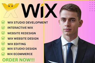 wix website design 3d interactive wix website redesign wix studio 3d animated