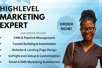 be gohighlevel manager setup CRM  automation funnels and  workflows