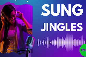 create sung jingle for your radio station