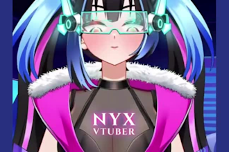 design rigged 2dvtuber model live2d vtuber model anime vtuber pngtuber model