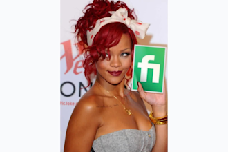 promote your logo or photo with 150 different celebrities
