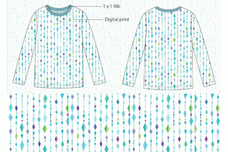create seamless pattern for textile design