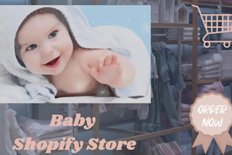 fashion clothing shopify store baby streetwear boutique dropshipping website
