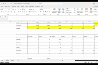 do linear programming, operations research using excel solver