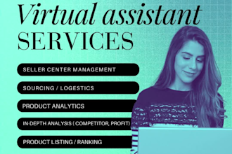 be professional amazon fba virtual assistant,administrative virtual assistant