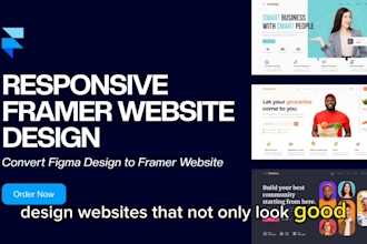 do framer design, framer website redesign, framer expert, figma to framer