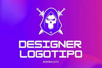 eu farei um design de logotipo moderno e minimalista