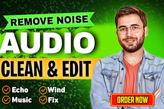 do audio editing, remove noise, clean and enhance your voice