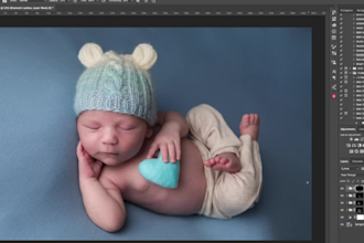edit your newborn photos in photoshop