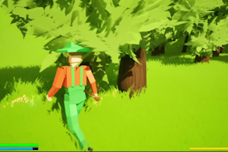create a game or a mechanic for your game using unreal engine 5