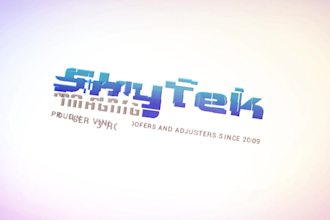 create a 3d logo animation