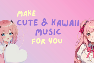 produce kawaii music for your vtuber streams