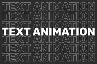 expertly transform your words with expert kinetic typography and text animation