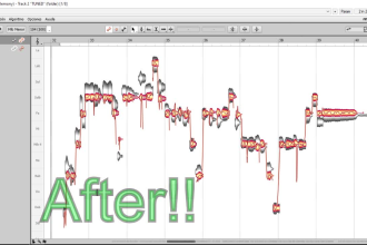 manually pitch correct and edit your vocals using melodyne